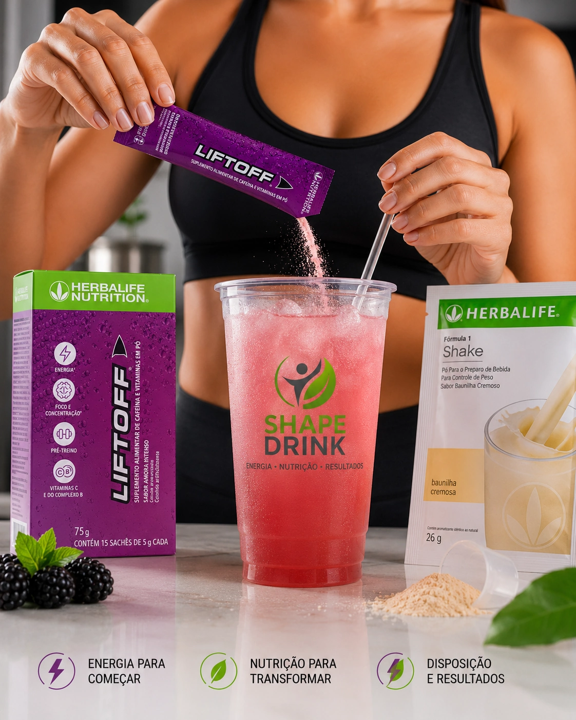 Shape Drink sabor Amora Intenso