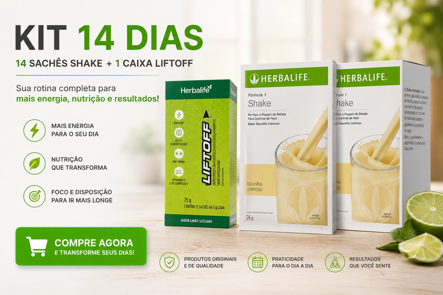 Combo Kit 14 Dias Shape Drink